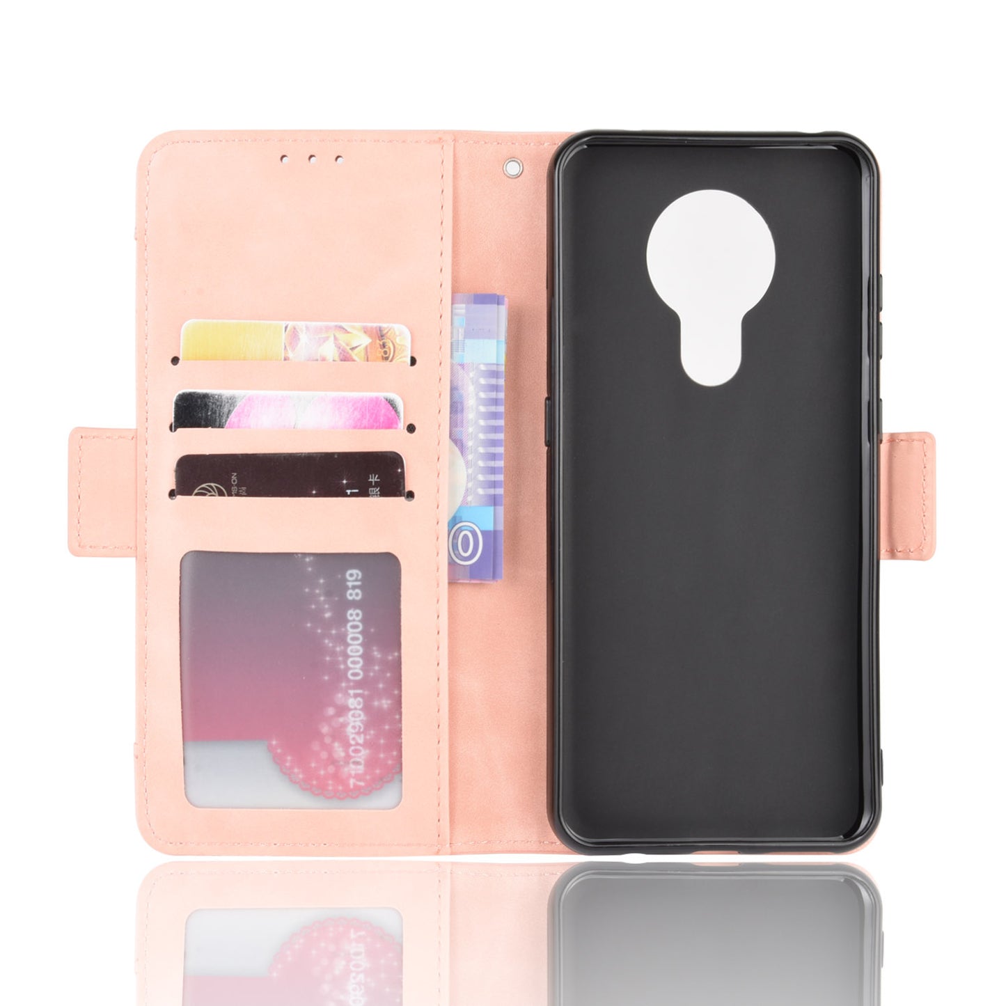 Multiple Card Slots Magnetic PU Leather Shell for Nokia 5.3