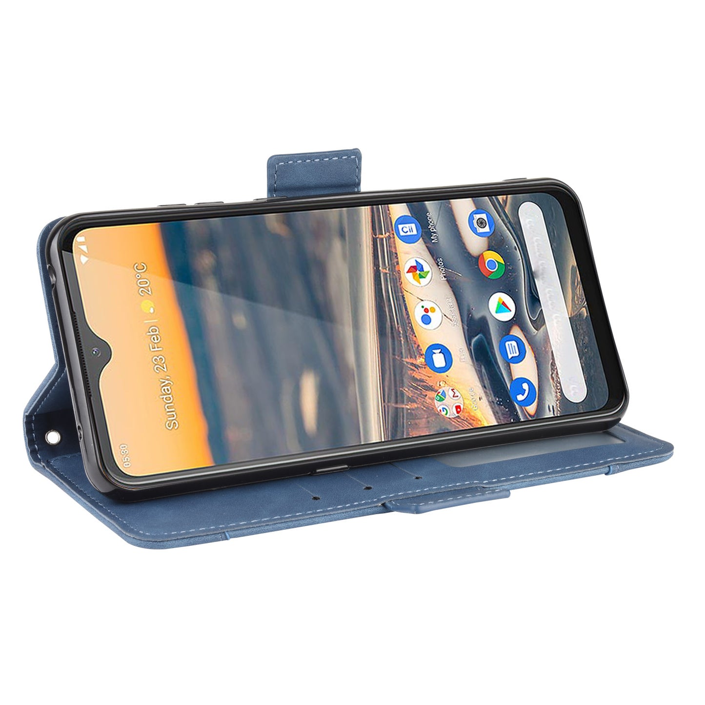 Multiple Card Slots Magnetic PU Leather Shell for Nokia 5.3