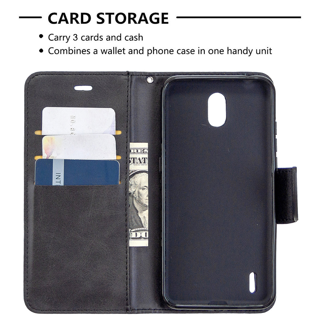 Wallet Stand PU Leather Phone Protection Case for Nokia 1.3