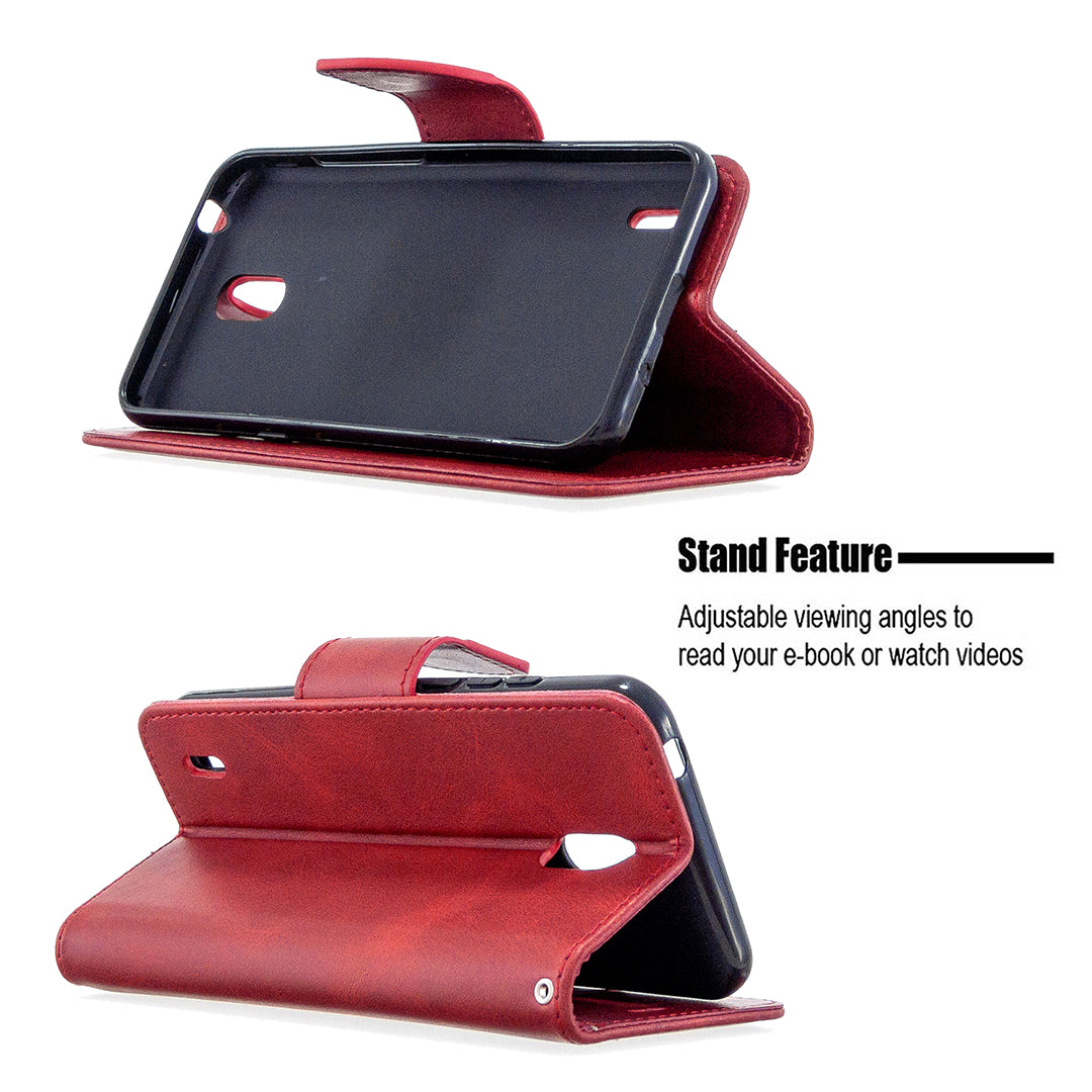 Wallet Stand PU Leather Phone Protection Case for Nokia 1.3