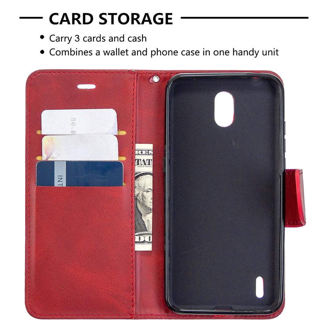 Wallet Stand PU Leather Phone Protection Case for Nokia 1.3