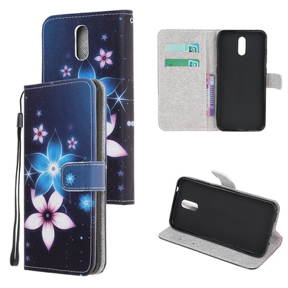 New Pattern Printing Cross Texture Stand Leather Wallet Case for Nokia 2.3