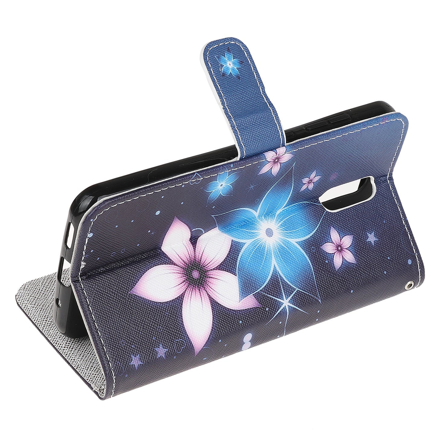 New Pattern Printing Cross Texture Stand Leather Wallet Case for Nokia 2.3