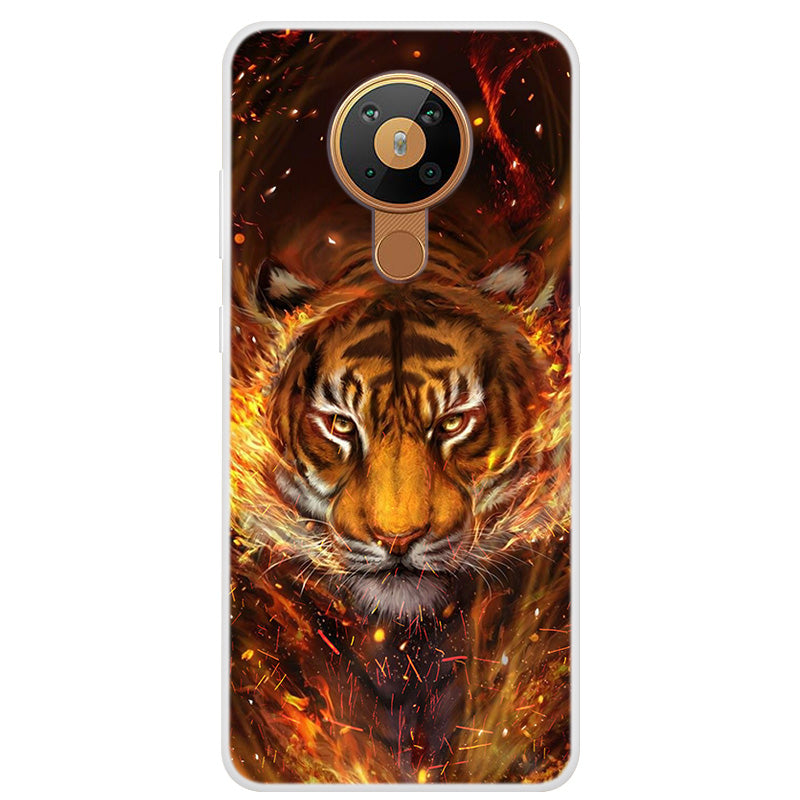 Pattern Printing Soft TPU Phone Cover for Nokia 5.3