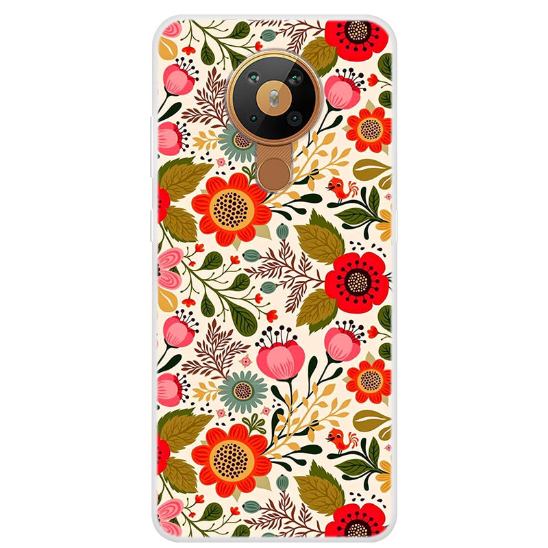 Pattern Printing Soft TPU Phone Cover for Nokia 5.3