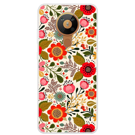 Pattern Printing Soft TPU Phone Cover for Nokia 5.3