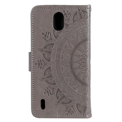 Imprint Mandala Pattern Leather Unique Shell for Nokia 1.3