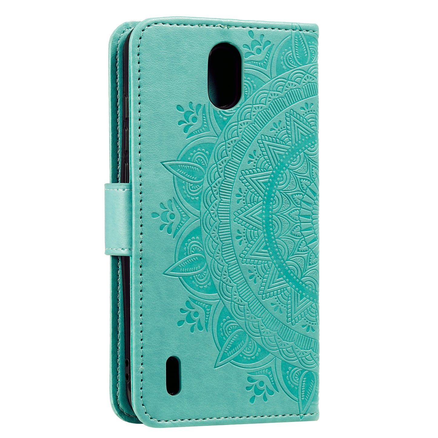 Imprint Mandala Pattern Leather Unique Shell for Nokia 1.3