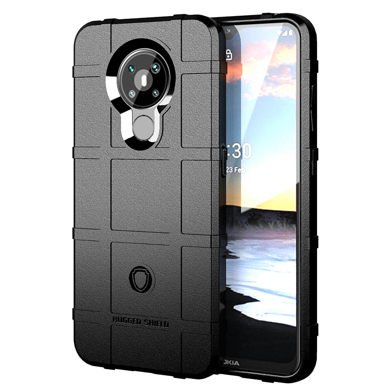 Anti-shock Square Grid Texture Thicken TPU Case Shell for Nokia 5.3