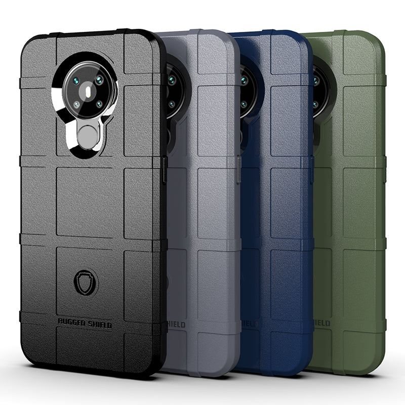 Anti-shock Square Grid Texture Thicken TPU Case Shell for Nokia 5.3