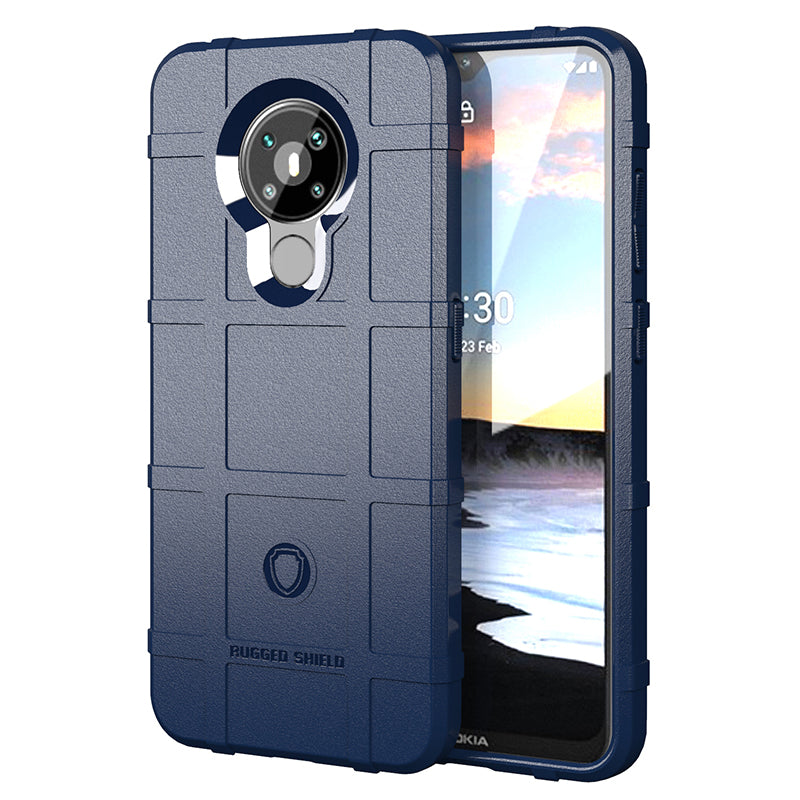 Anti-shock Square Grid Texture Thicken TPU Case Shell for Nokia 5.3