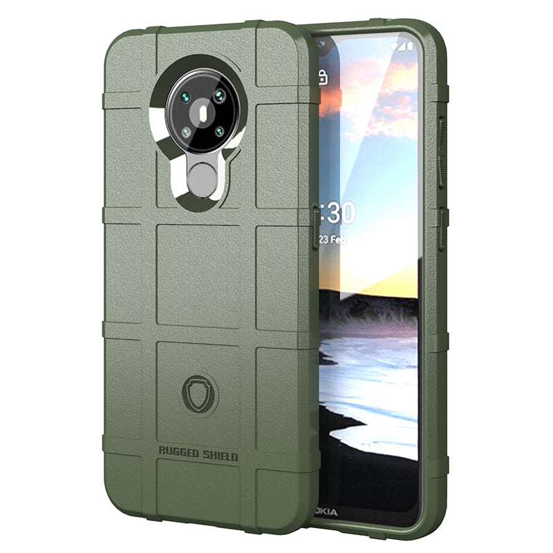 Anti-shock Square Grid Texture Thicken TPU Case Shell for Nokia 5.3