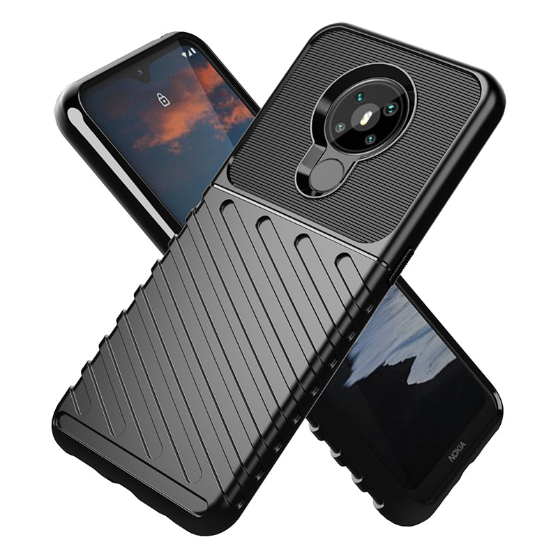 Thunder Series Twill Texture Soft TPU Phone Case for Nokia 5.3
