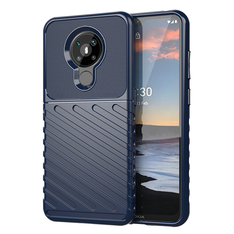 Thunder Series Twill Texture Soft TPU Phone Case for Nokia 5.3