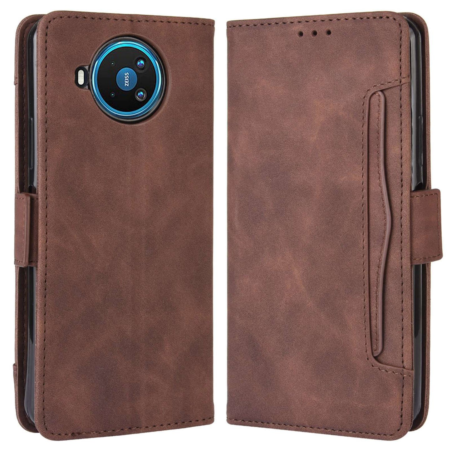 Leather with Wallet Stand Mobile Phone Case for Nokia 8.3 5G Anti-Collision Phone Cover