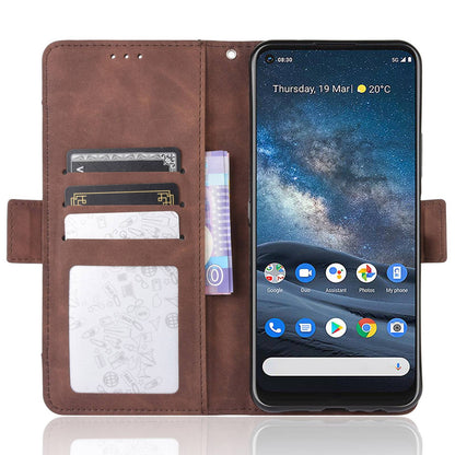 Leather with Wallet Stand Mobile Phone Case for Nokia 8.3 5G Anti-Collision Phone Cover