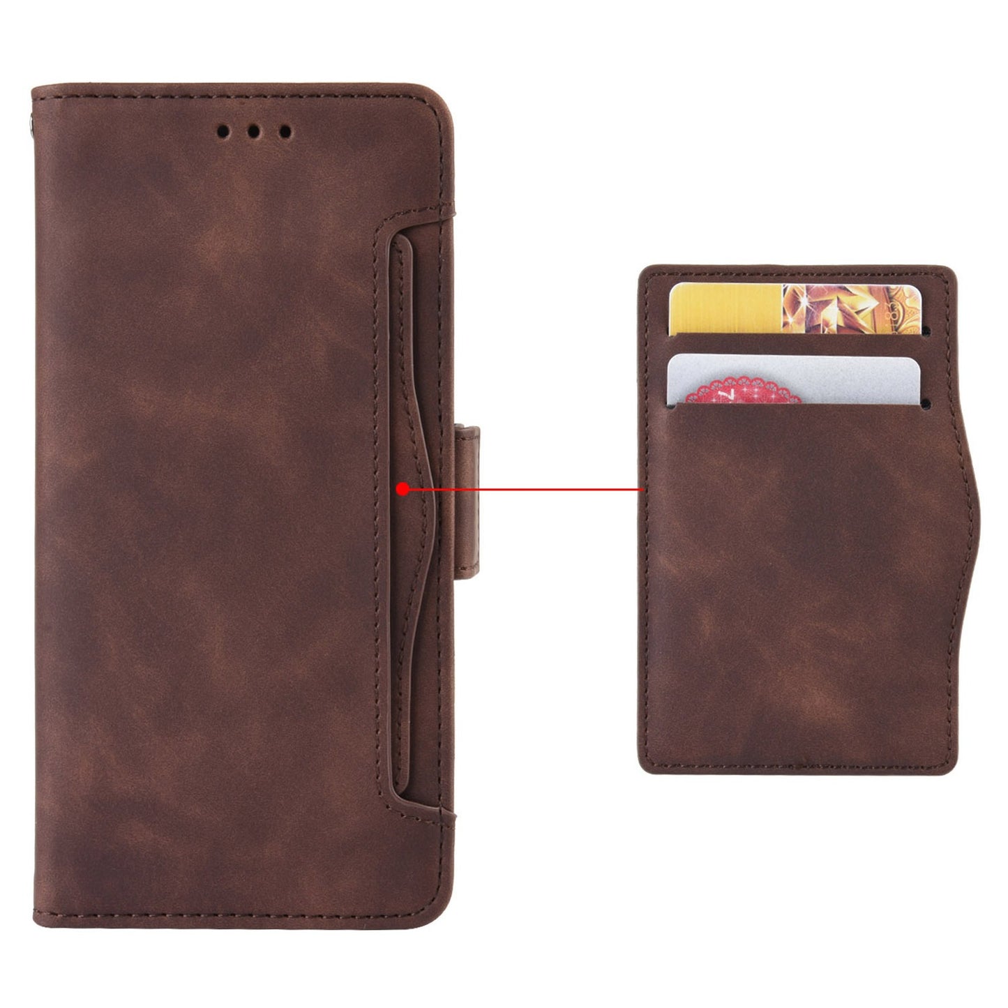 Leather with Wallet Stand Mobile Phone Case for Nokia 8.3 5G Anti-Collision Phone Cover