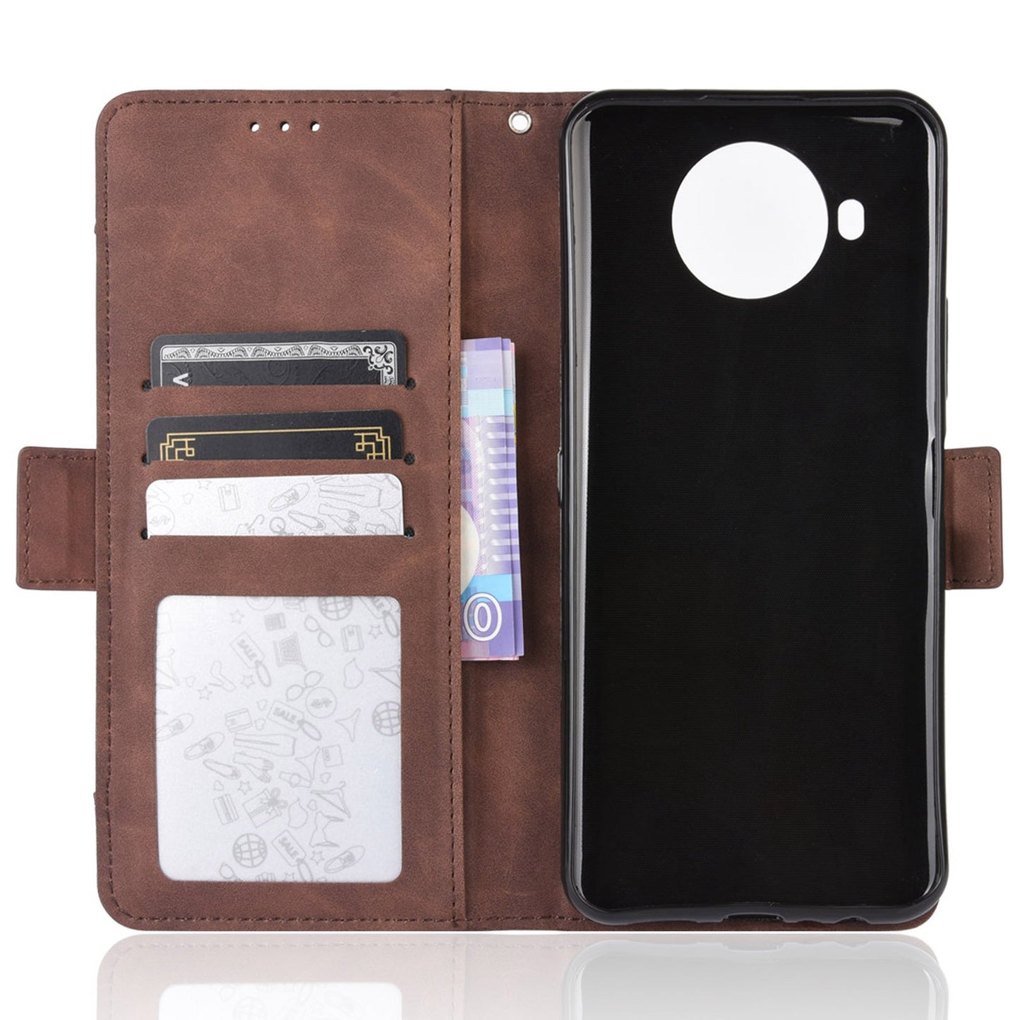 Leather with Wallet Stand Mobile Phone Case for Nokia 8.3 5G Anti-Collision Phone Cover