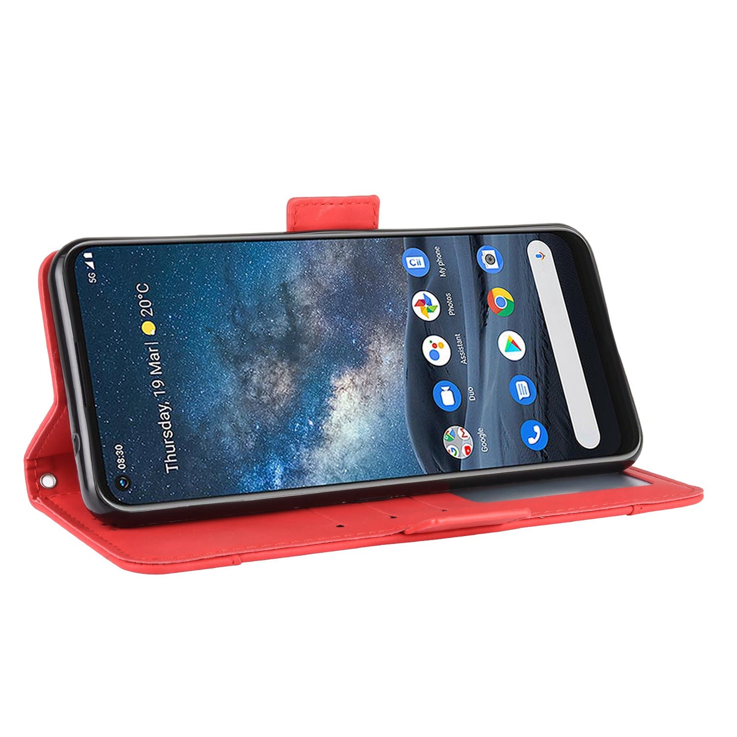 Leather with Wallet Stand Mobile Phone Case for Nokia 8.3 5G Anti-Collision Phone Cover