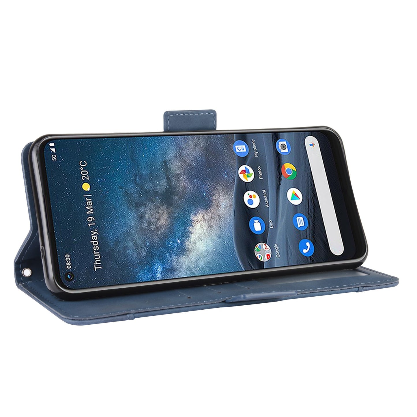 Leather with Wallet Stand Mobile Phone Case for Nokia 8.3 5G Anti-Collision Phone Cover