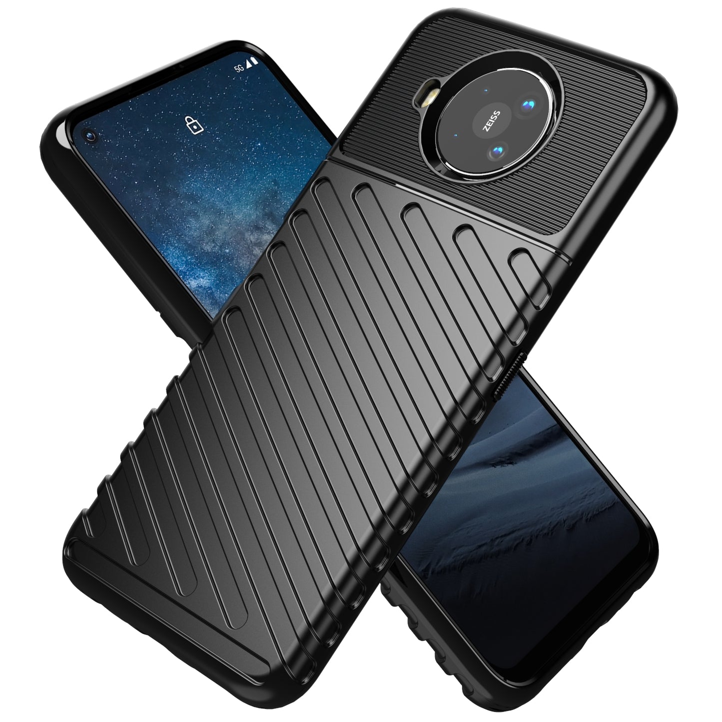 Thunder Series Twill Texture TPU Protection Case for Nokia 8.3 5G