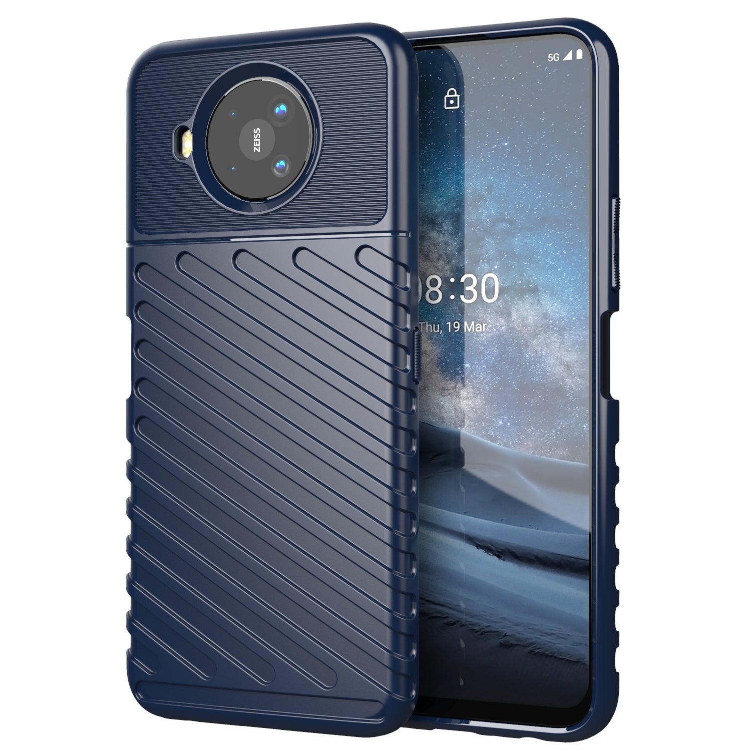 Thunder Series Twill Texture TPU Protection Case for Nokia 8.3 5G
