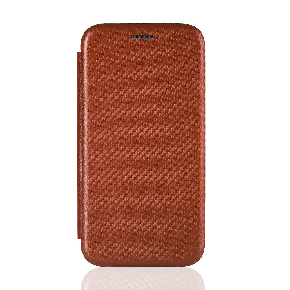 Carbon Fiber Texture Auto-absorbed Leather Shell for Nokia 8.3 5G