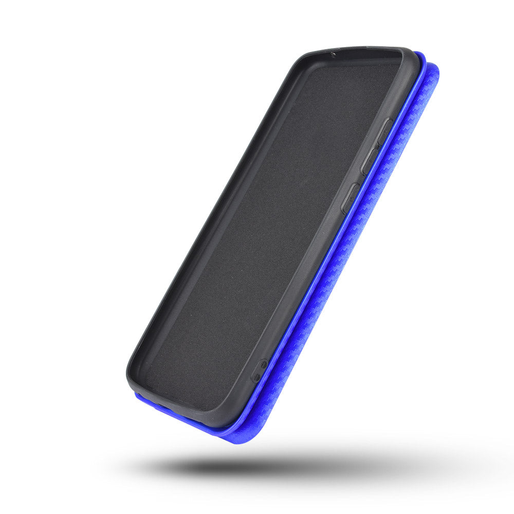 Carbon Fiber Texture Auto-absorbed Leather Shell for Nokia 8.3 5G