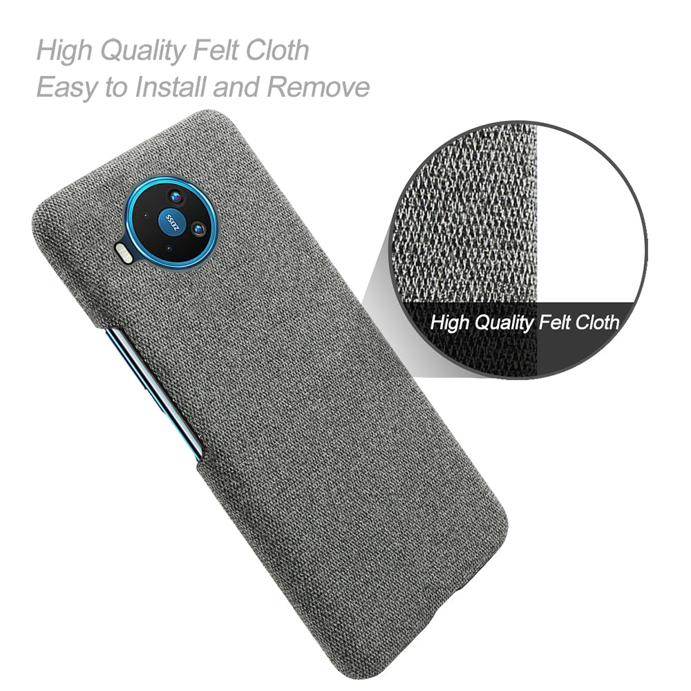 Cloth Texture Hard PC Shell for Nokia 8.3 5G