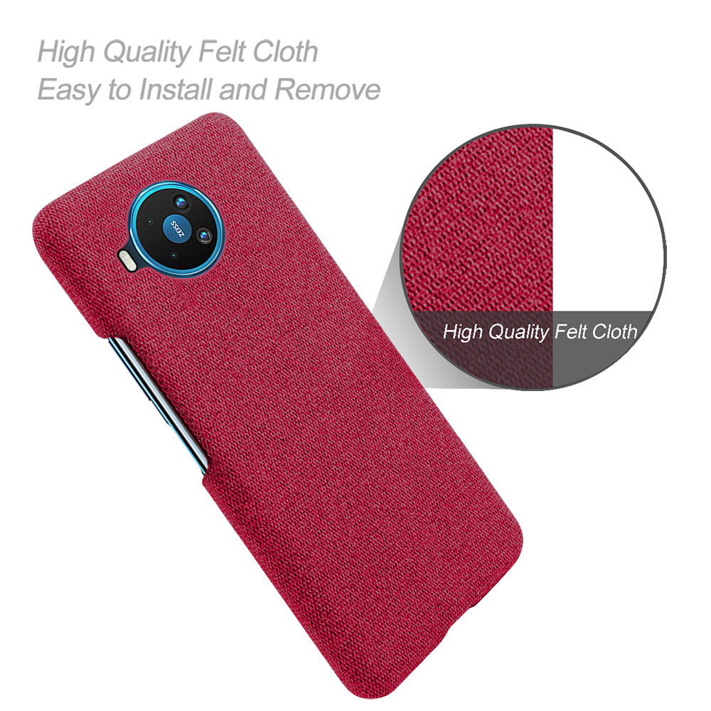 Cloth Texture Hard PC Shell for Nokia 8.3 5G