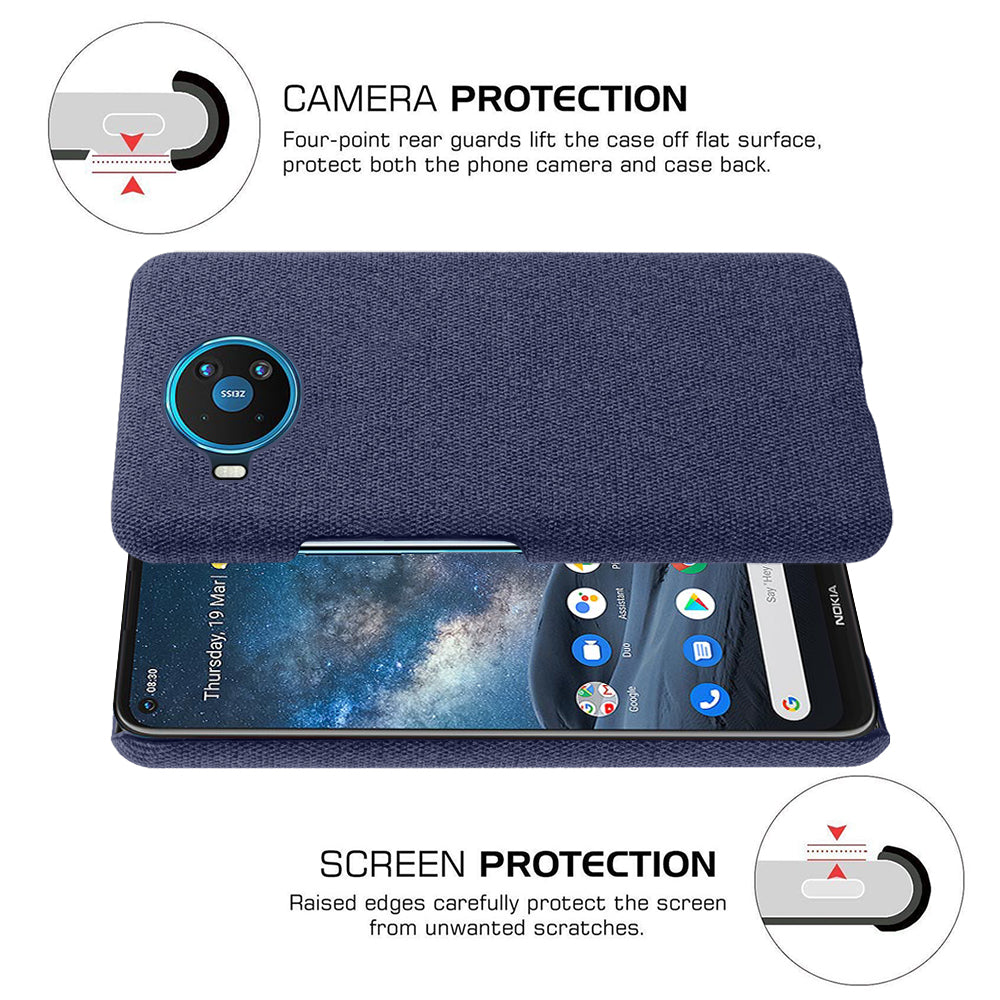 Cloth Texture Hard PC Shell for Nokia 8.3 5G