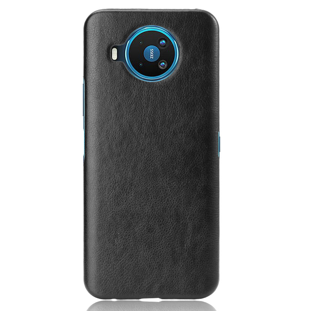 Litchi Skin Leather Coated PC Phone Shell for Nokia 8.3 5G