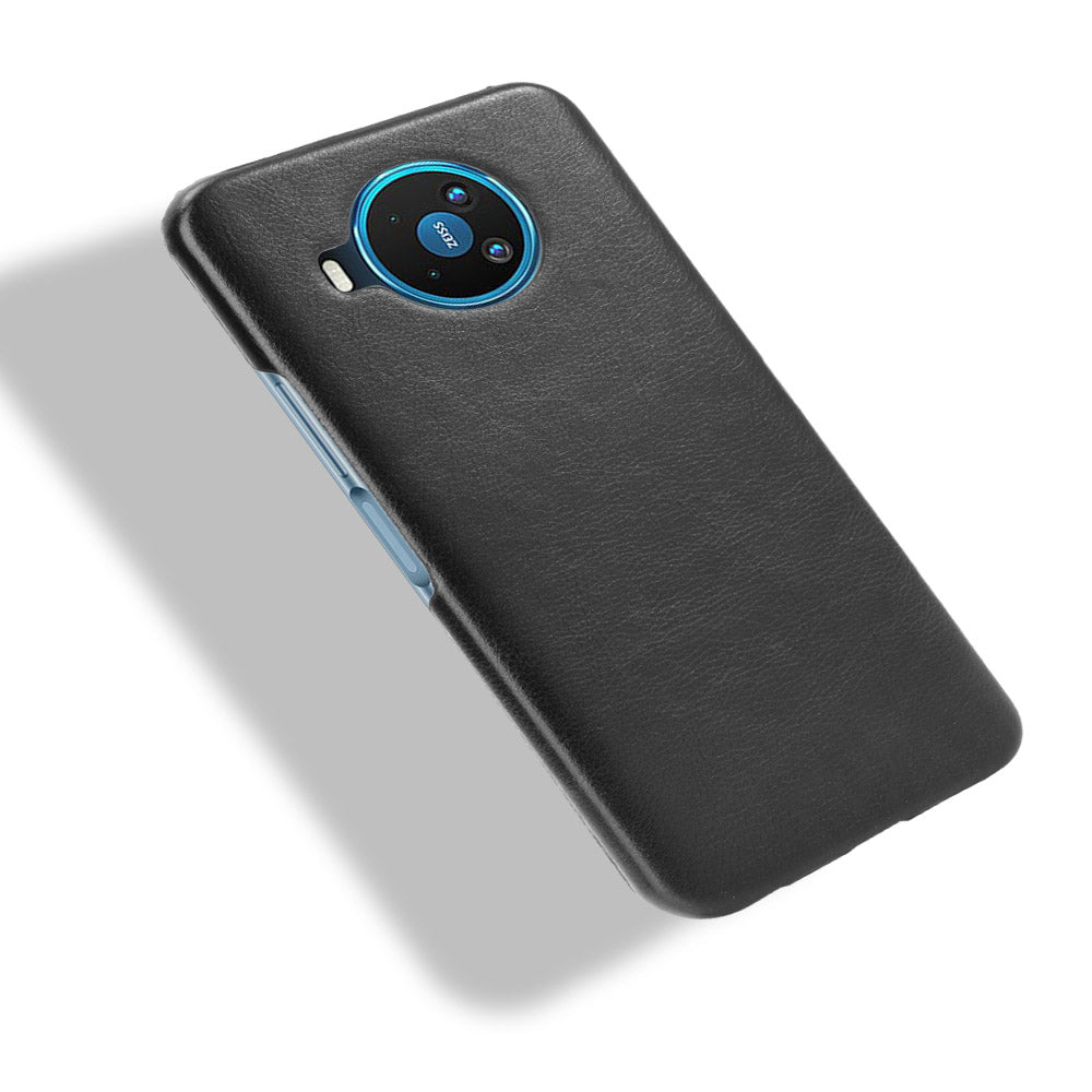 Litchi Skin Leather Coated PC Phone Shell for Nokia 8.3 5G