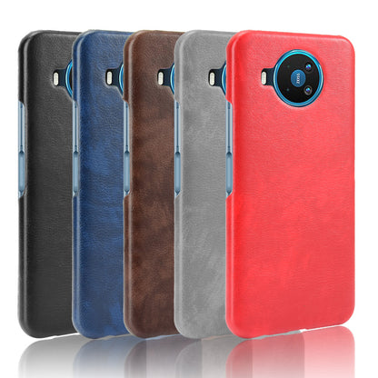 Litchi Skin Leather Coated PC Phone Shell for Nokia 8.3 5G