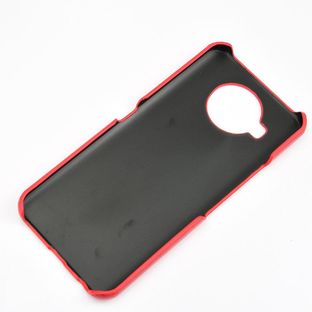 Litchi Skin Leather Coated PC Phone Shell for Nokia 8.3 5G