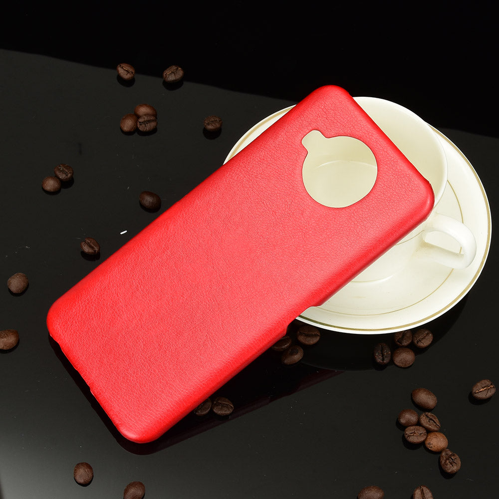 Litchi Skin Leather Coated PC Phone Shell for Nokia 8.3 5G