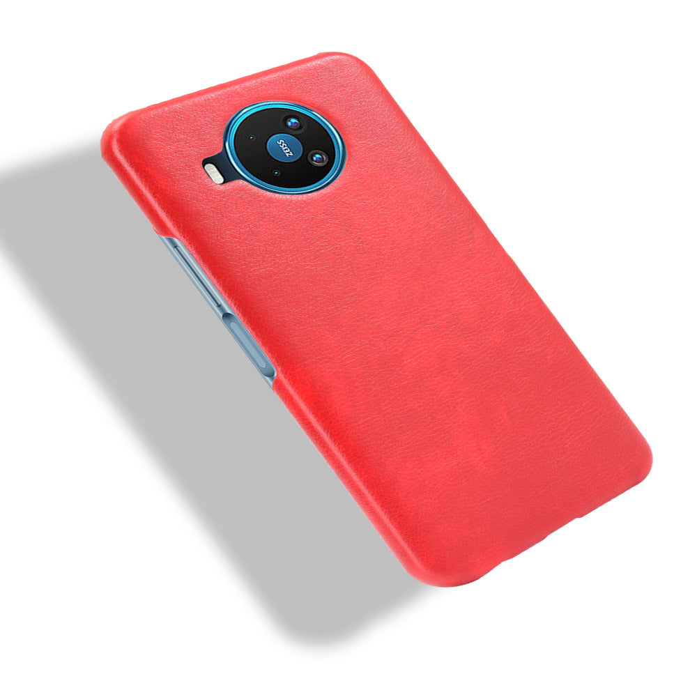 Litchi Skin Leather Coated PC Phone Shell for Nokia 8.3 5G