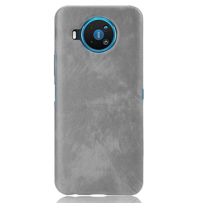 Litchi Skin Leather Coated PC Phone Shell for Nokia 8.3 5G