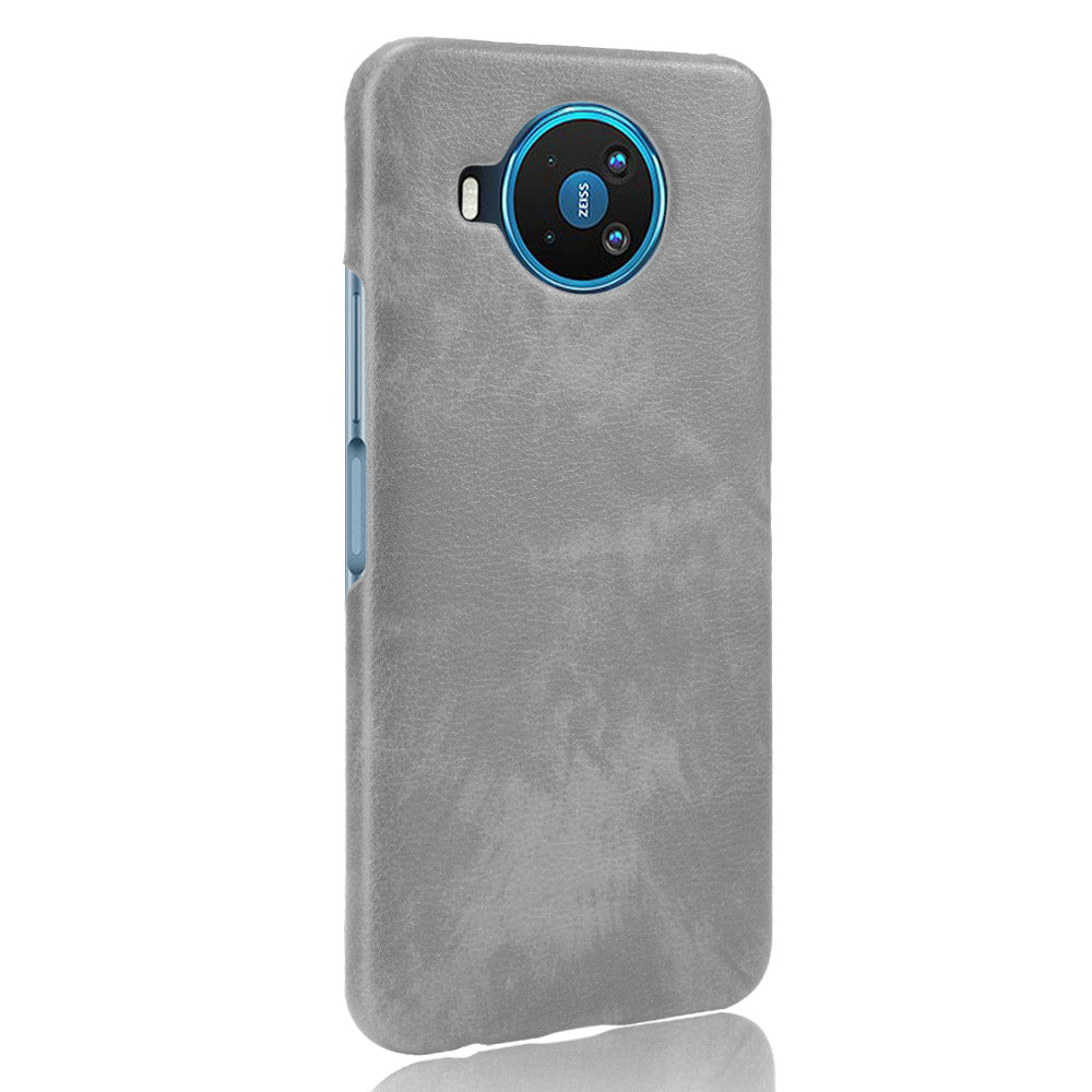 Litchi Skin Leather Coated PC Phone Shell for Nokia 8.3 5G