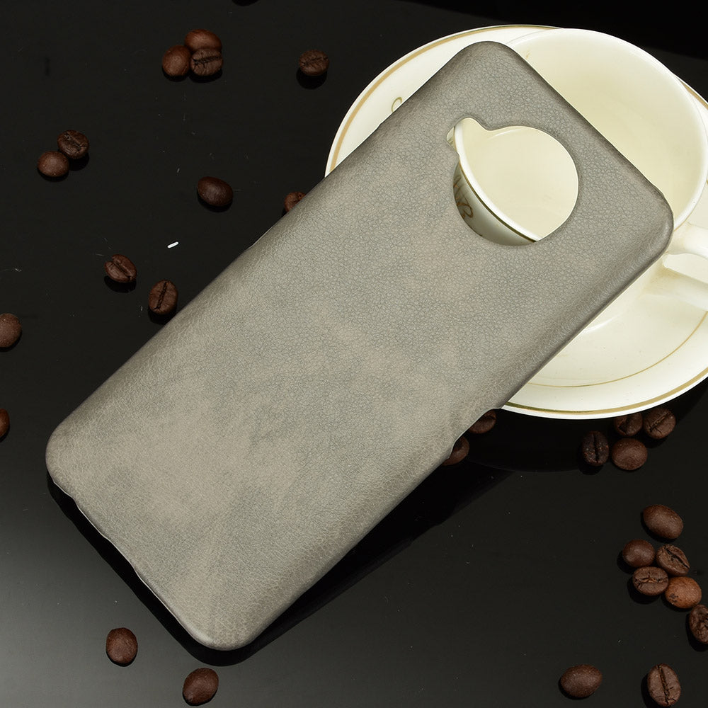 Litchi Skin Leather Coated PC Phone Shell for Nokia 8.3 5G