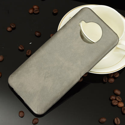 Litchi Skin Leather Coated PC Phone Shell for Nokia 8.3 5G