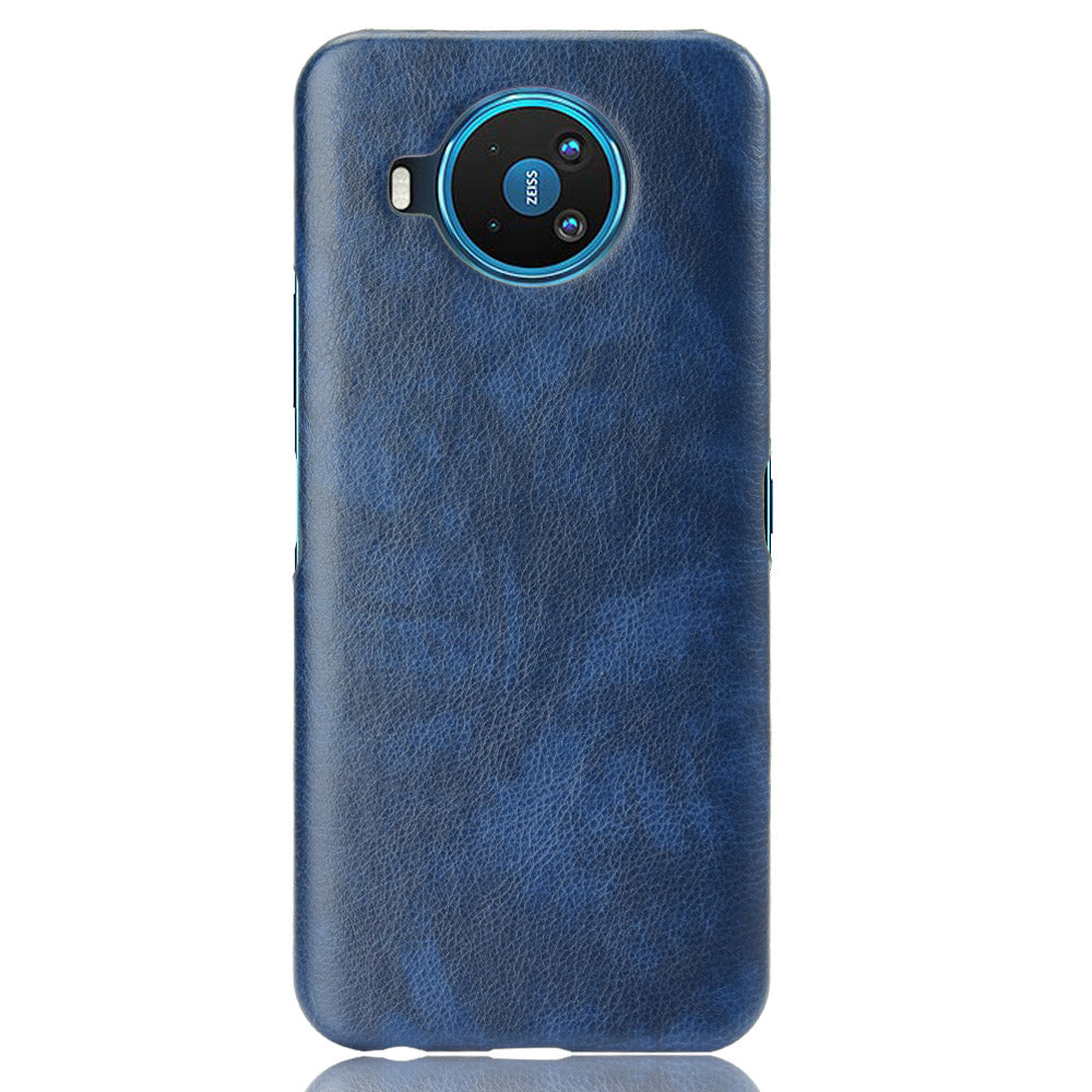 Litchi Skin Leather Coated PC Phone Shell for Nokia 8.3 5G