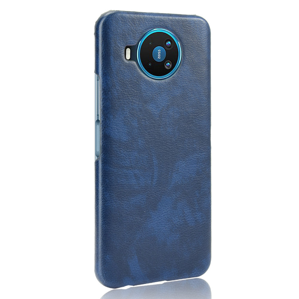 Litchi Skin Leather Coated PC Phone Shell for Nokia 8.3 5G