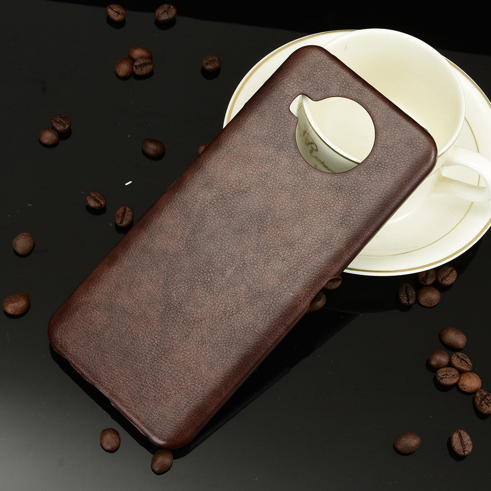 Litchi Skin Leather Coated PC Phone Shell for Nokia 8.3 5G