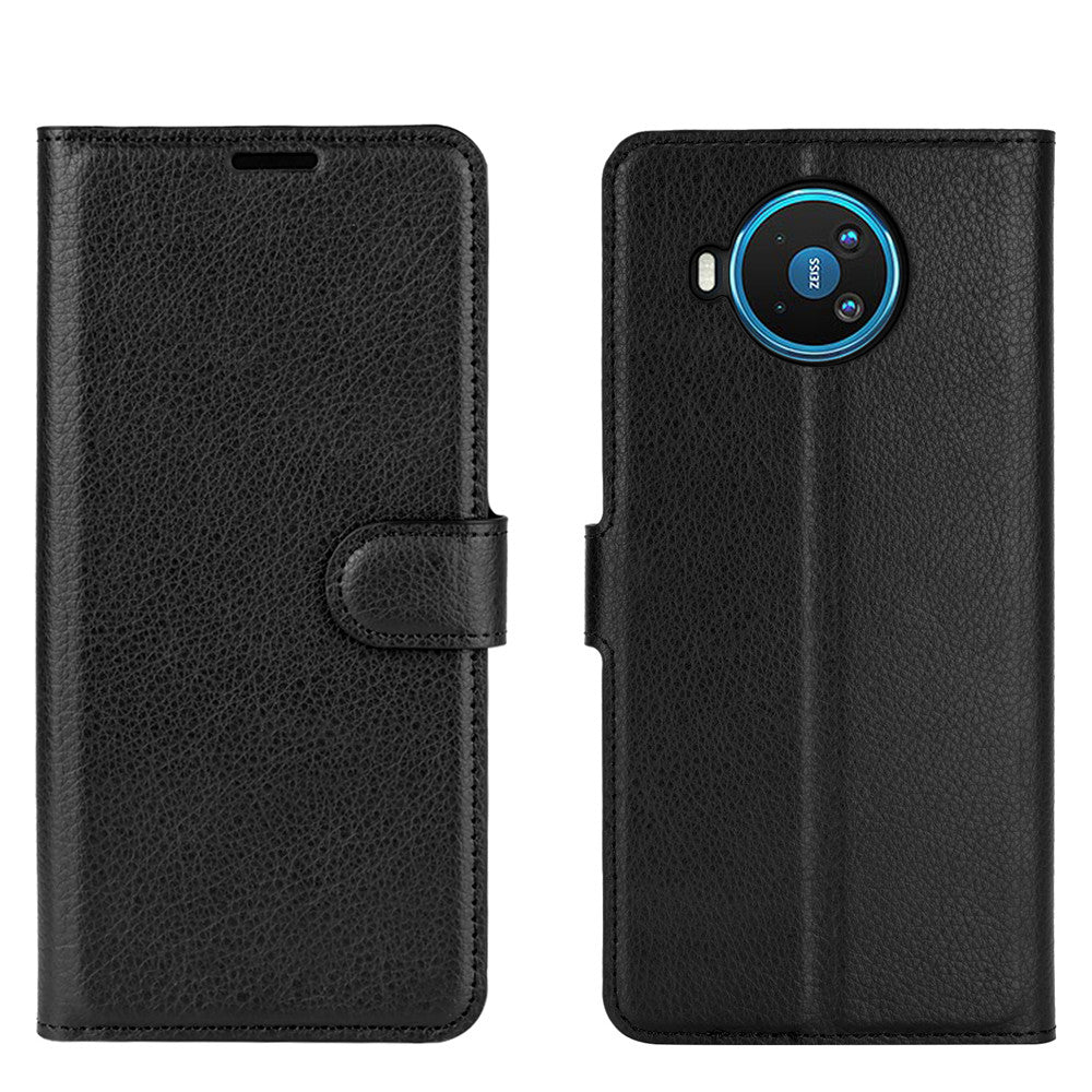 Litchi Texture Leather Wallet Cell Phone Protective Case for Nokia 8.3 5G
