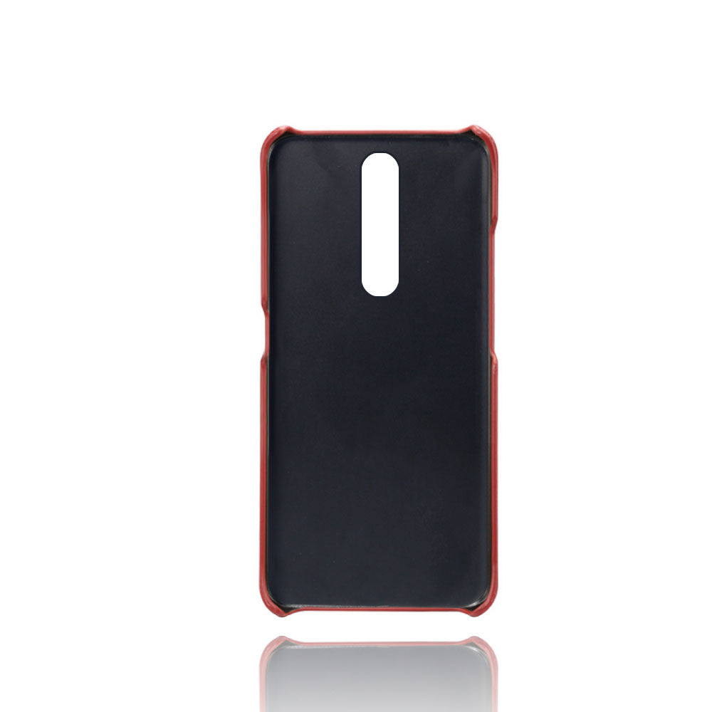 KSQ PU Leather Coated Hard PC Phone Cover for Nokia 2.4