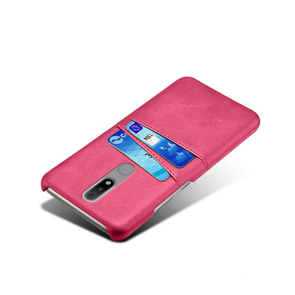 KSQ PU Leather Coated Hard PC Phone Cover for Nokia 2.4