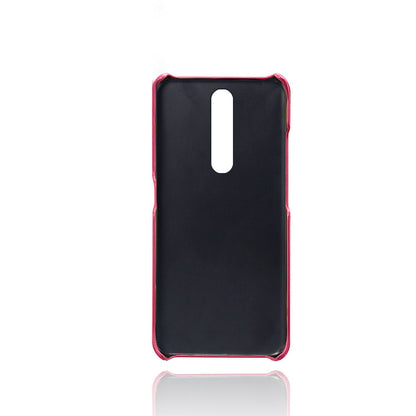 KSQ PU Leather Coated Hard PC Phone Cover for Nokia 2.4