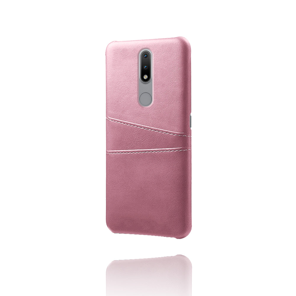 KSQ PU Leather Coated Hard PC Phone Cover for Nokia 2.4
