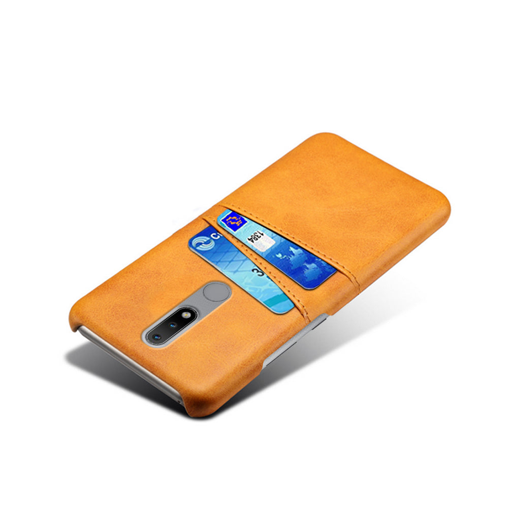 KSQ PU Leather Coated Hard PC Phone Cover for Nokia 2.4